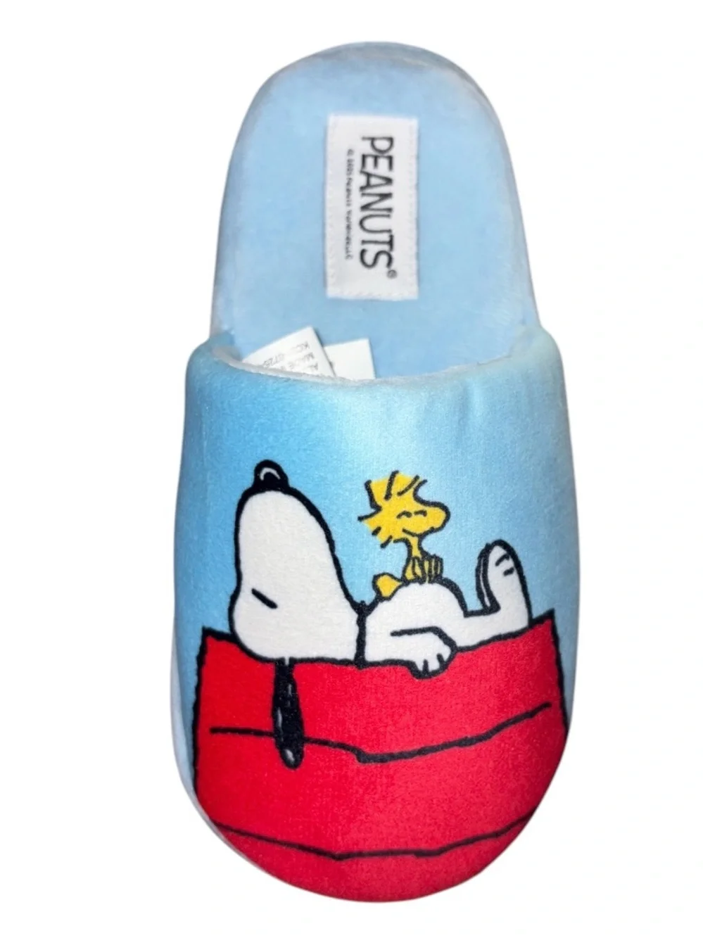 Peanuts Light Blue Snoopy Slipper Plush